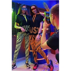 Лосины 8056 (Оранжевый)