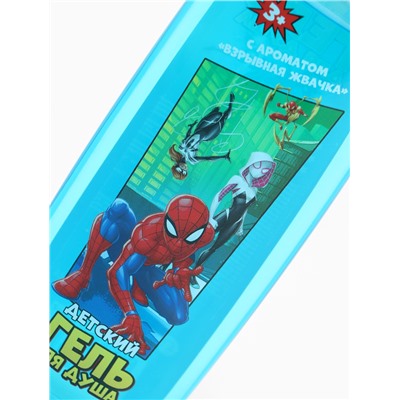 Гель для душа детский, 250 мл, аромат взрывная жвачка, «Человек-паук»