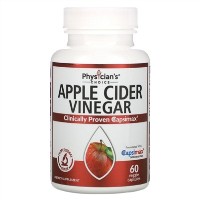 Physician's Choice, Apple Cider Vinegar Capsules, 60 Vegetarian Capsules