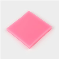 Молд для заливки «Завитки», силикон, 6.5×0.7 см, розовый