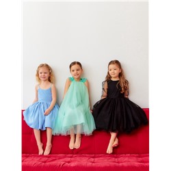 Платье нарядное для девочки MINAKU: PartyDress, рост 104-110 см, чёрное