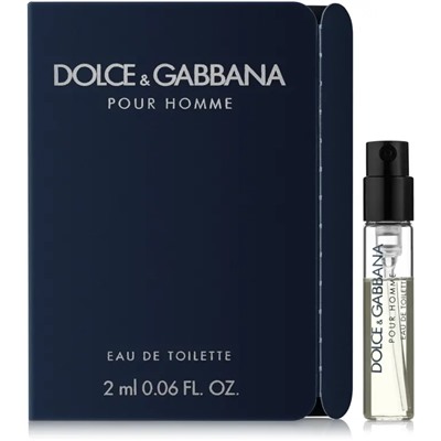 DOLCE & GABBANA POUR HOMME edt (m) 1.5ml пробник