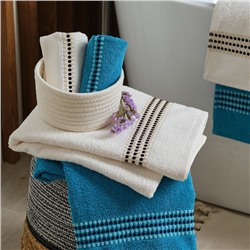 Полотенце махровое Love Life «Адажио» 70×140 см, морской, 100% хл, 450 г/м²