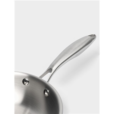 Сковорода 3Ply Hanna Knövell, d=22 см, h=5 см, толщина 2.2 мм, индукция, нержавеющая сталь