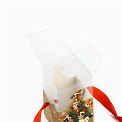 Коробка подарочная новогодняя складная «Весёлого Нового года!», 7×12×7 см