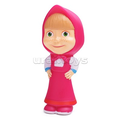 Игрушка пластизоль для ванны Маша и Медведь в сетке