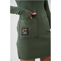 Платье женское 67098 (Хаки (яркий))