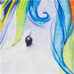 Шторы портьерные «Дружба единорогов», 147×267±3 см, 2 шт., габардин