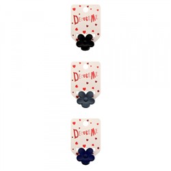 Заколка для волос "КРАБИК" 3 см 1 шт 3 цвета 2-718/65 DecoreMe