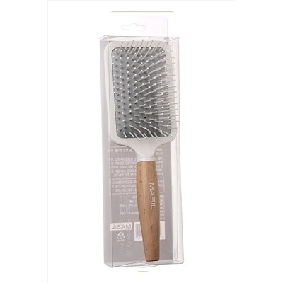 Masil Расческа для укладки волос антистатическая / Wooden Paddle Brush, дерево KRISTALLER, 1127974