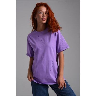 7458 футболка женская (Сиреневый)