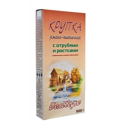 Крупка ржано-пшеничная с отрубями и ростками 500 гр.