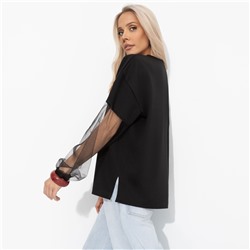 Футболка с акцентными рукавами, Модный бунт