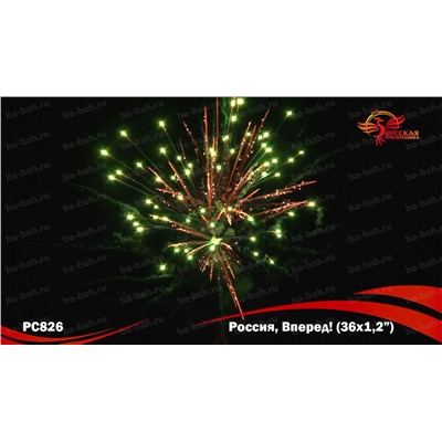 Фейерверк РС8260 Россия, вперед! (1,2" х 36)