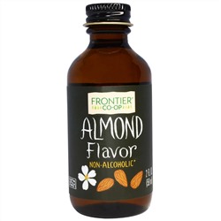 Frontier Natural Products, миндальный ароматизатор, без спирта, 59 мл (2 жидк. унции)