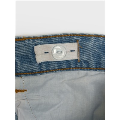 Брюки текстильные джинсовые для девочек