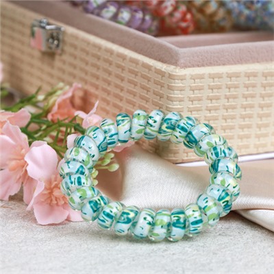 Резинка-пружинка для волос 50 см / QQ67-15 /уп 200/микс