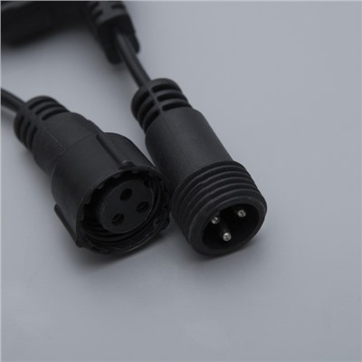 УЦЕНКА Гирлянда «Занавес», 2×1.5 м, 3 Вт, IP44, УМС, 360 LED, 220 В, свечение тёплое белое