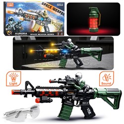 Автомат "Взрывной штурм" (свет, звук) на батарейках, в коробке