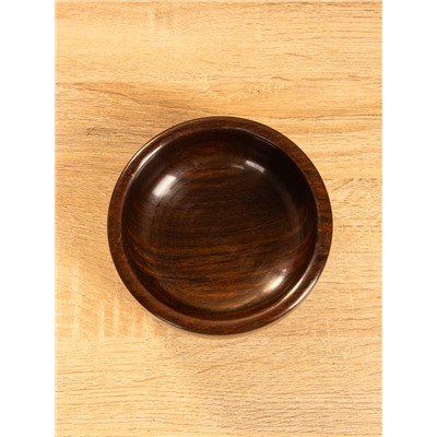 Чаша «Гладь», 13×13×5.5 см, дерево шишам