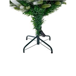 Ёлка светодиодная «Пушистая» 120 см, диаметр нижнего яруса 70 см, 100 веток, 8 режимов, свечение тёплое белое