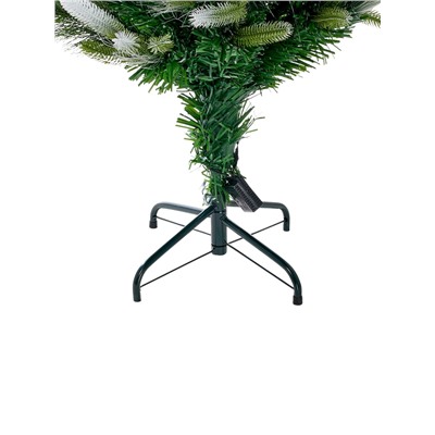 Ёлка светодиодная «Пушистая» 120 см, диаметр нижнего яруса 70 см, 100 веток, 8 режимов, свечение тёплое белое