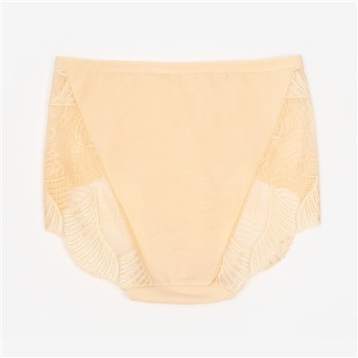 Трусы женские слипы, цвет бежевый, р-р 48-50