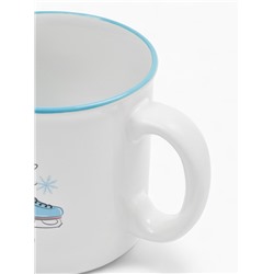 Кружка чайная новогодняя «Зимние коньки», 530 мл