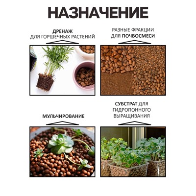 Дренаж Керамзит "Рецепты Дедушки Никиты" фр 5-10, 10 л