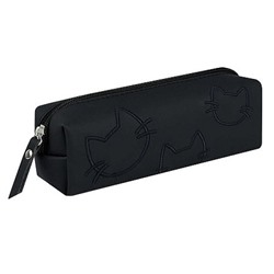 Пенал-косметичка 195х60х55 мм 72120 "КОТЫ" искусственная кожа Феникс