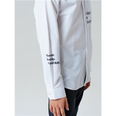 Рубашка текстильная для мальчиков (oversize fit)