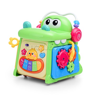 Куб развивающий "Весёлый крокодильчик" в коробке