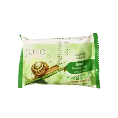 MEDIBEAU Косметическое пилинг-мыло для лица и тела с экстрактом слизи улитки / Snail Peeling Soap, 150 г 25395