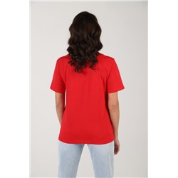 Фуфайка (футболка) женская Карнавал-3 (Красный)