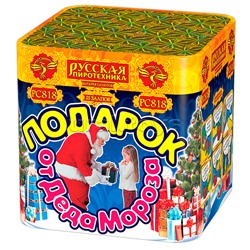 Батарея салютов "Подарок от Деда Мороза" (1,1" х 25 залп.) * в кор. 8 шт. Срок до 01.04.27