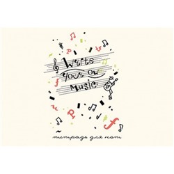 Тетрадь для нот А5 16л "Ноты" горизонтальная С9187-08 КТС-ПРО