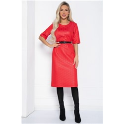 Платье Дина (красное) П12529-25
