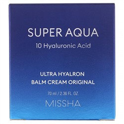 Missha, Super Aqua, Ultra Hyalron Balm Cream Original, 2.36 fl oz (70 ml)