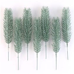 Ветка еловая голубая, 21×4 см, набор 50 шт.