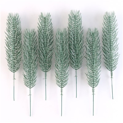 Ветка еловая голубая, 21×4 см, набор 50 шт.