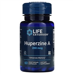 Life Extension, Huperzine A, 200 mcg, 60 Vegetarian Capsules