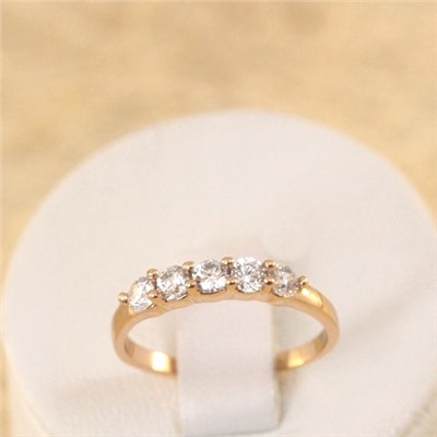 Кольцо позолота  Н01-14343 размер 16 17