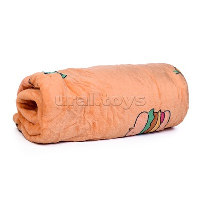 Мягкая игрушка "Капибара" с пледом