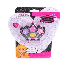 Набор детской декор.косметики"Eva Moda" корона, тени для век 4 оттенка,аппликатор)