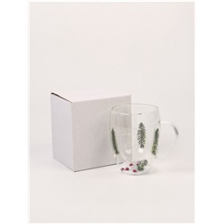 Кружка новогодняя с двойными стенками «Мечтай этой зимой», 350 мл