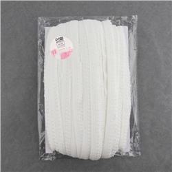 Резинка ажурная бельевая, 14 мм, 100±1 м, белая