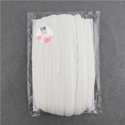 Резинка ажурная бельевая, 14 мм, 100±1 м, белая