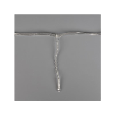 Гирлянда «Бахрома» 3×0.5 м, IP20, прозрачная нить, 80 LED, свечение мульти, 8 режимов, 220 В