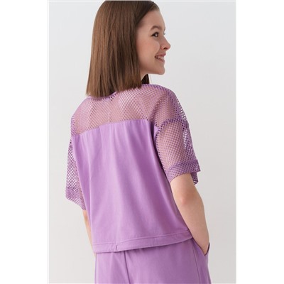 Джемпер трикотажный для девочек (футболка) PLAYTODAY, 1240222