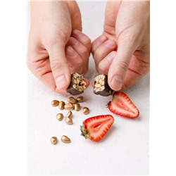 Кедровое золото с Клубникой и Шампанским  / 85 г / 100% кедровый орех / ТМ Сибирский кедр